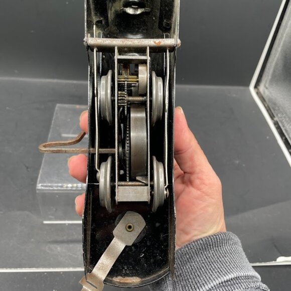 Marx Trains 597 Commodore Vanderbilt Key Wind Steam Locomotive Black Works - Picture 6 of 8